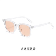 ( transparent frame  tea  Lens )gm sunglass samll style retro samll Sunglasses style