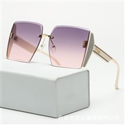 (Rice white  frame  purple  pink Lens ) Korean style Sunglasses fashon sunglass samll style sunglass ant-ultravolet