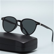 ( Black frame  Black grey  Lens )Korean stylegm Sunglasses samll style anti-ultraviolet sunglass man woman style
