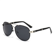 ( Silver Black frame  Black grey  Lens  polarized light)man polarzed lght sunglass style Sunglasses polarzed lght ant-u