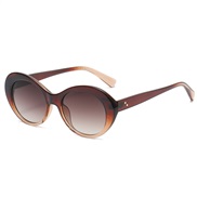 ( tea  frame  tea  Lens )fashon occdental style sunglass woman trend ant-ultravolet sunglass Sunglasses