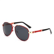 ( red  gold frame  Black grey  Lens  polarized light)man polarzed lght sunglass style Sunglasses polarzed lght ant-ultr