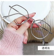 ( gray  frame )Korean style fashon Eyeglass frame woman retro polygon trendtr