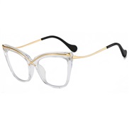 ( transparent frame )fashon cat Eyeglass frame trend occdental style
