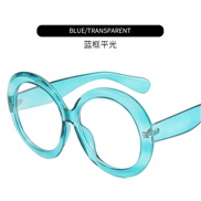 ( blue  frame ) trend Sunglasses man sunglassns woman  occdental style super sun Sunglasses