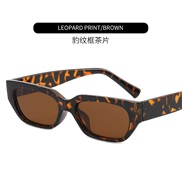 ( leopard print frame  tea  Lens ) samll retro tree sunglass  occdental style trend Sunglasses ant-ultravolet