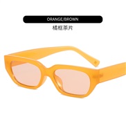 ( frame  tea  Lens ) samll retro tree sunglass  occdental style trend Sunglasses ant-ultravolet