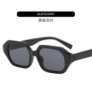 ( Black frame  gray  Lens )occidental style polygon sun Sunglasses fashion Outdoor sunglassns occidental style Sunglass