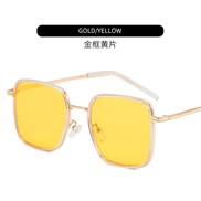 ( gold frame  Lens ) Metal fashon sunglassns Outdoor sunglass trend gold Sunglasses