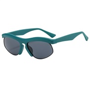 (Dark green) fashon sunglassP samll Outdoor sport Sunglasses