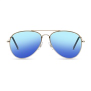 ( silver frame  blue  Lens  polarized lightTAC) man lady classc sunglass style polarzed lght Sunglasses