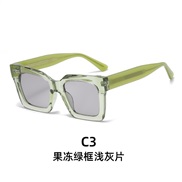 ( frame  Light gray Lens )occdental style trend personalty polarzed lght Sunglasses  fashon sunglass  lady sunglass