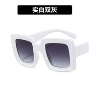( while  gray )square sunglass lady personalty sunglass retro Sunglassessunglasses