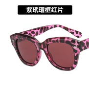 ( purple  frame  red  Lens ) Rce nal sunglass occdental style sunglass ant-ultravolet Sunglasses