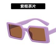 ( purple  frame  tea  Lens )Korea chldren sunglass man woman retro personalty square Sunglasses ant-ultravolet