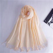 (200*70CM)( while )Autumn and Winter pure color scarf Japan and Korea sweet wind imitate sheep velvet scarf woman warm 