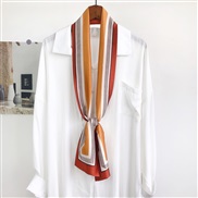 (14-150)( stripe  red ) long print scarves woman spring autumn fashion samll neckerchief belt scarf