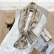 ( green)springins wind brief scarves  Double surface Stripe imitate silk belt surface neckerchief elegant belt