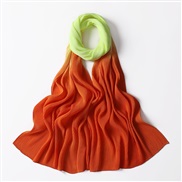(70*180CM) Pearl Chiffon bag head  spring summer bright print scarves
