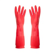(S)( red ) glove  pattern woman Waterproof plastic leather glove