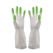(L) glove  pattern woman Waterproof plastic leather glove