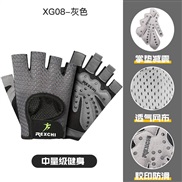 (S)( gray.;.) glove half man woman Outdoor wear-resisting draughty sport glove