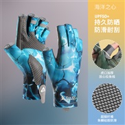 (L)(   XG)summer Sunscreen glove man half Outdoor Non-slip thick elasticity sport glove