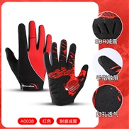 (M)( red)Outdoor long touch screen glove draughty man woman sport spring summer glove