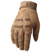 (S)(B    brown)Outdoor Mittens tactics glove sport wear-resisting glove Non-slip draughty glove