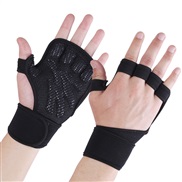 ( black)sport glove silica gel Non-slip glove