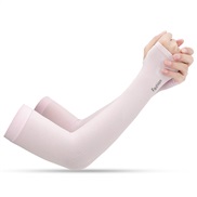 (Free Size )( Pink) Sunscreen sleeves man lady summer ice-cool sleeves outdoor sports draughty