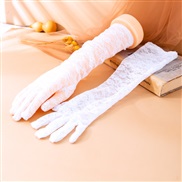 ( white)spring autumn style Sunscreen glove woman lace white glove summer thin style