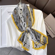 % silk scarves spring autumn style fashion long color mulberry silk scarf ornament Korea neckerchief
