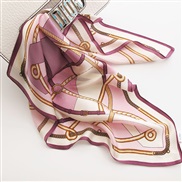 (  H purple  pink)print scarf scarvesOO silk samll pattern