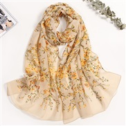 ( yellow)summer lotus Sunscreen scarves Seaside beach long style lady scarves color thin scarves scarf