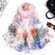 ( pink)summer lotus Sunscreen scarves Seaside beach long style lady scarves color thin scarves scarf