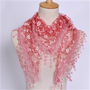 (  red )lace hollow p...