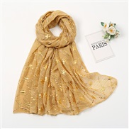 color scarf  gold sil...