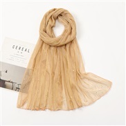 (  camel)draughty fashion gold head  color gold shawl  V