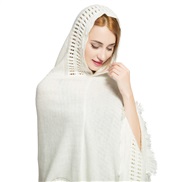 ( white)Autumn and Winter belt woman tassel large size sweaters  imitate sheep velvet shawl