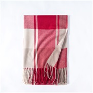 ( red) imitate sheep velvet scarf Winter scarf woman shawl thick warm tassel Collar