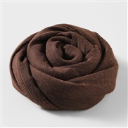 (95*195 cm)(  Brown)pure color cotton scarf woman Sunscreen scarves samll Collar beach long scarves summer