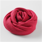 (95*195 cm)(  rose Red)pure color cotton scarf woman Sunscreen scarves samll Collar beach long scarves summer