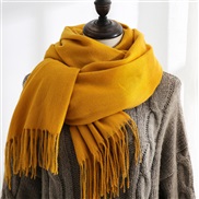 (70*180CM .)( yellow) scarf  China imitate sheep velvet scarf warm Korean style fashion tassel Collar