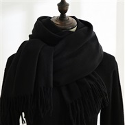 (70*180CM .)( black) scarf  China imitate sheep velvet scarf warm Korean style fashion tassel Collar