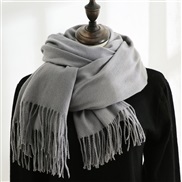 (70*180CM .)( gray) scarf  China imitate sheep velvet scarf warm Korean style fashion tassel Collar