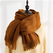 (70*180CM .)( Caramel color ) scarf  China imitate sheep velvet scarf warm Korean style fashion tassel Collar