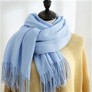 (70*180CM .)( blue) scarf  China imitate sheep velvet scarf warm Korean style fashion tassel Collar