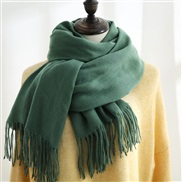 (70*180CM .)( green) scarf  China imitate sheep velvet scarf warm Korean style fashion tassel Collar