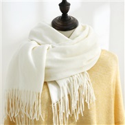 (70*180CM .)( white) scarf  China imitate sheep velvet scarf warm Korean style fashion tassel Collar